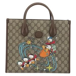 Gucci GG Supreme Donald Duck Handbag Beige